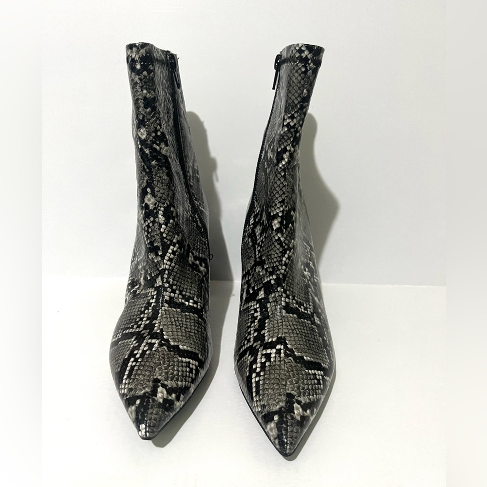 Jeffrey Campbell Snakeskin Patterned Ankle Boots - Picture 4 of 8